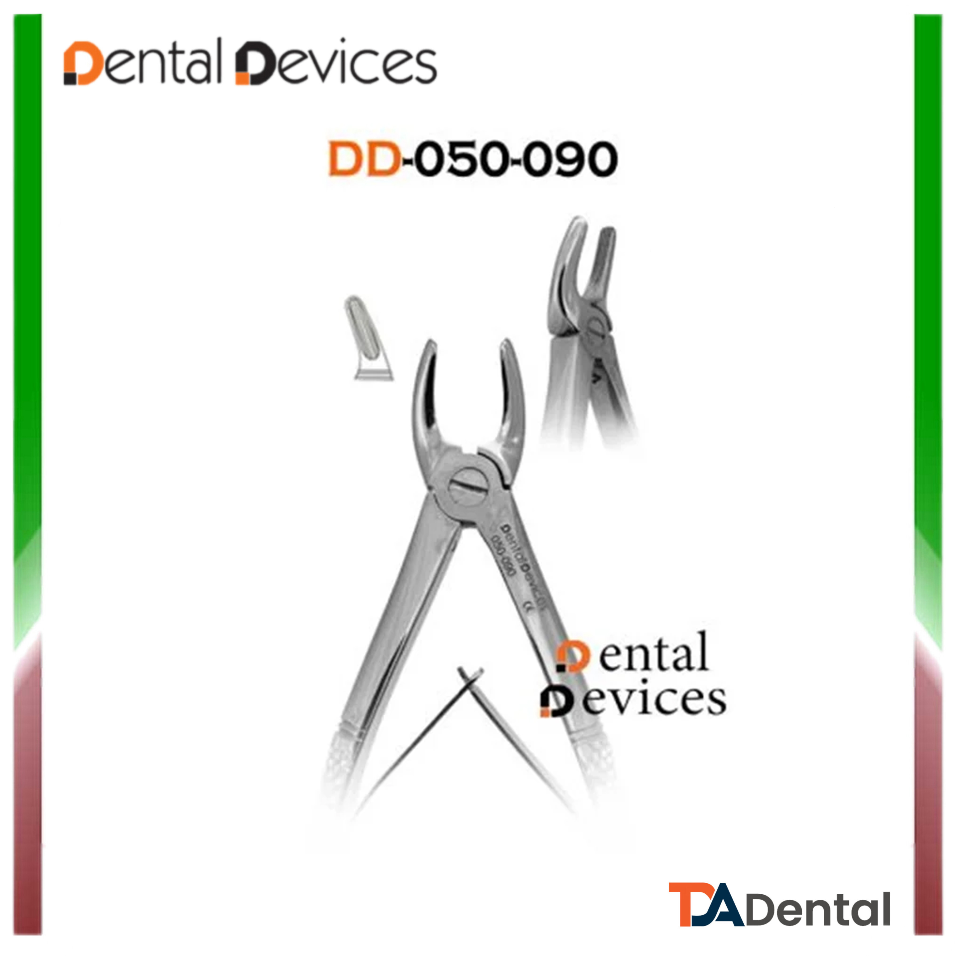 فورسپس پرمولر بالا اطفال دنتال دیوایس Dental Devices کد DD-050-090