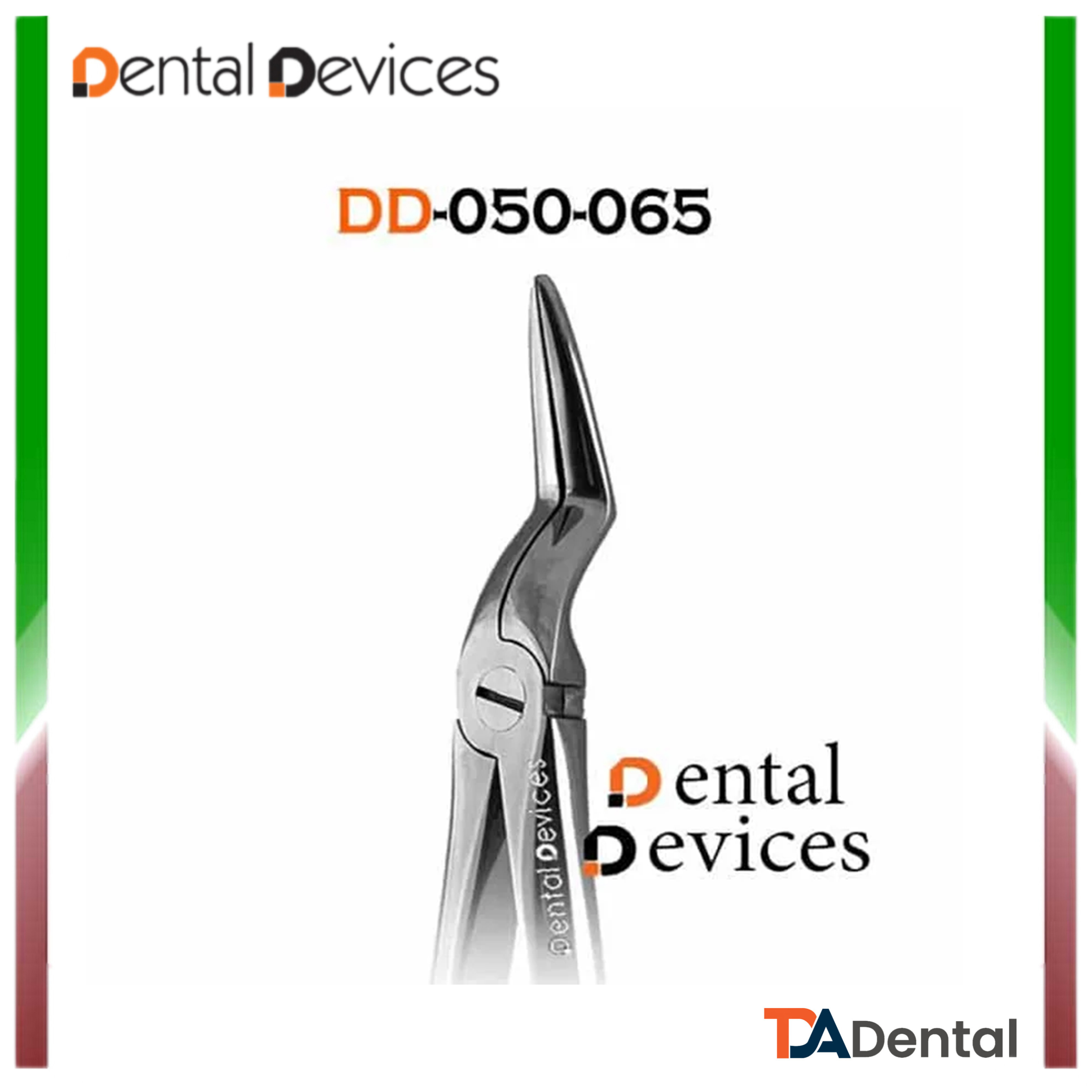 فورسپس ریشه کش بالا ویژه نوک بلند دنتال دیوایس Dental Devices کد DD-050-065