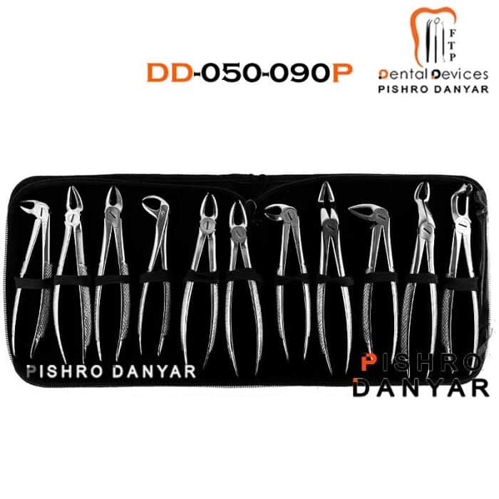 ست فورسپس بزرگسال 11 عددی پیشرو PISHRO کد P-050-090