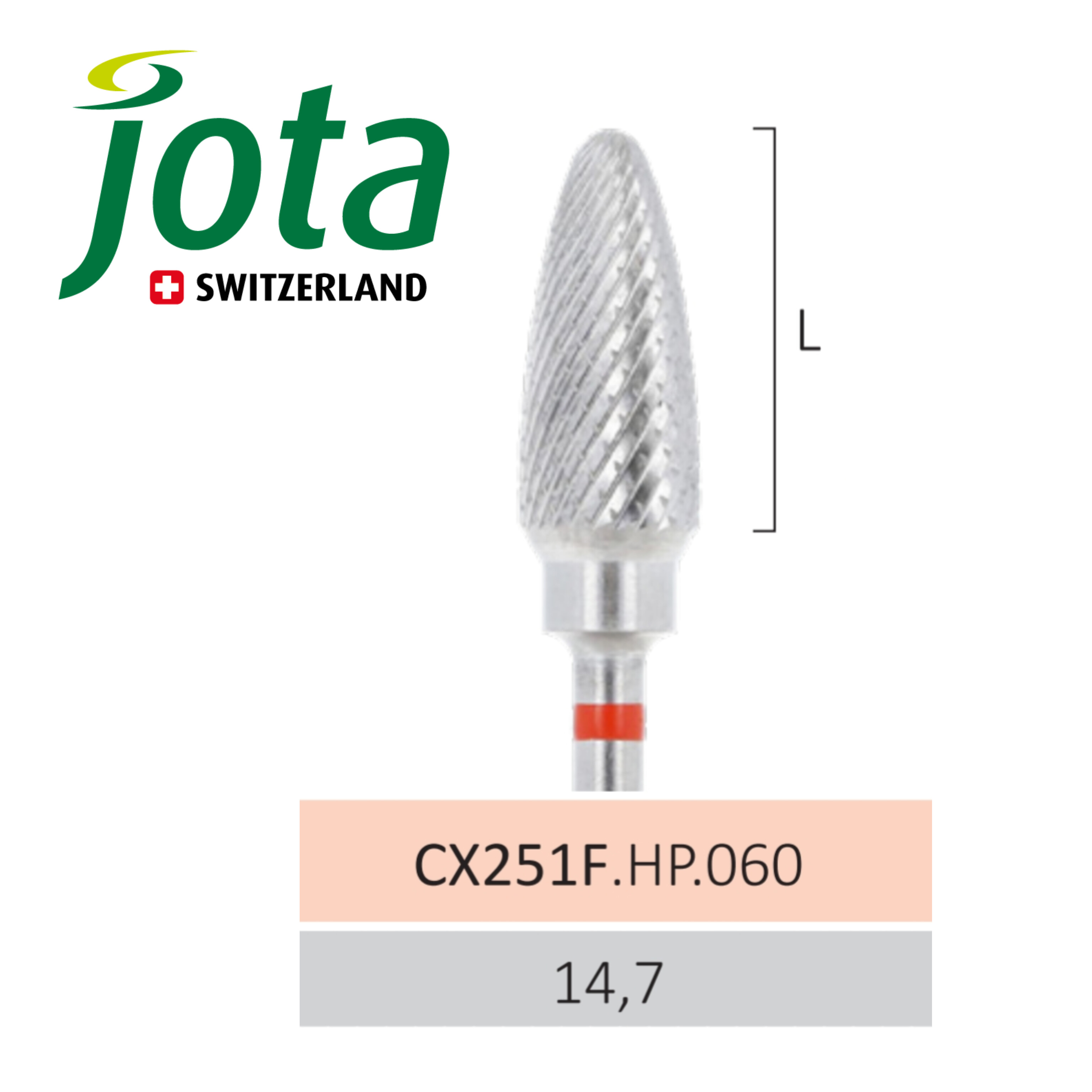 فرز آکریل بِر دور قرمز مخصوص هندپیس جوتا JOTA کد CX251F.HP