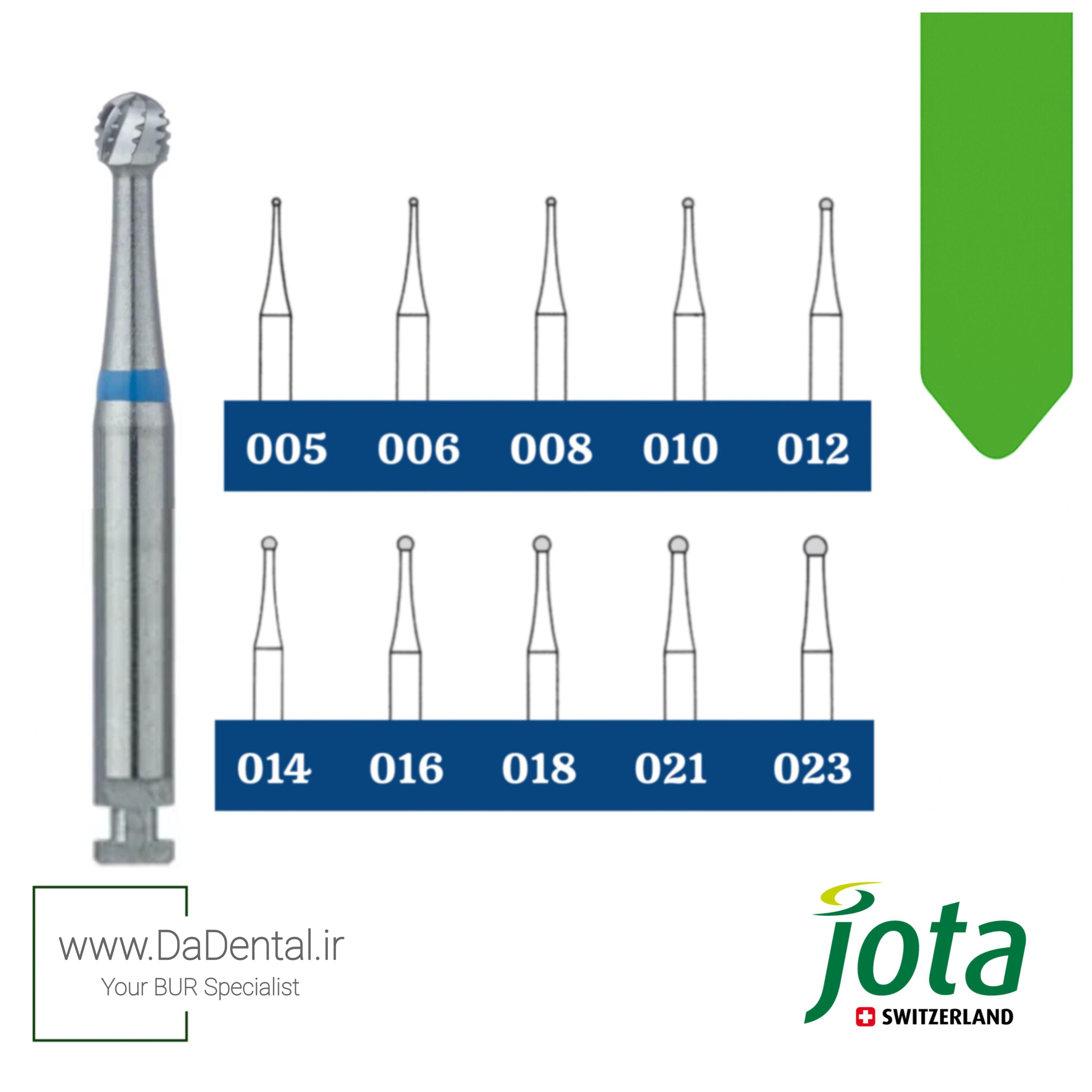 فرز کارباید روند دندانه دار آنگل جوتا jota کد CQ1 RA