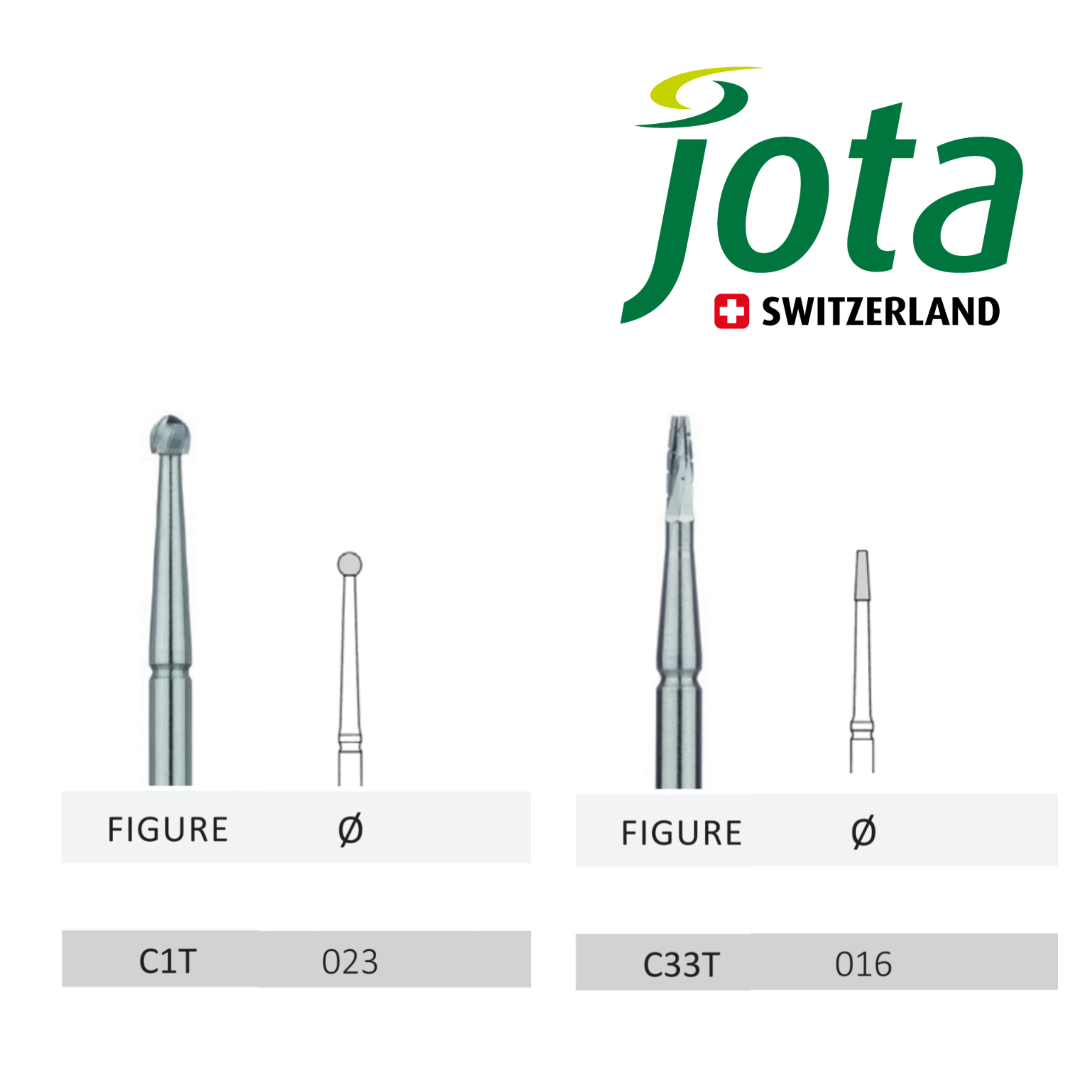 فرز جراحی کارباید مخصوص هندپیس جوتا JOTA کد C1T/C33T