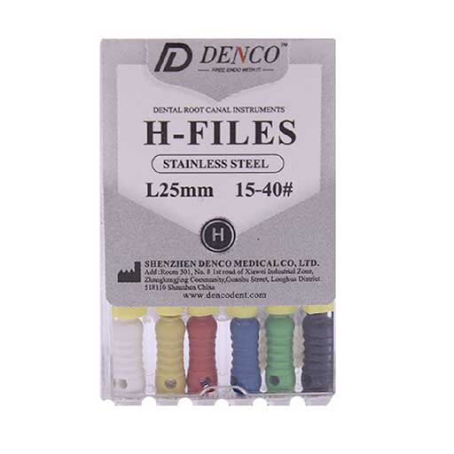 H اچ فایل دستی 25 میلیمتر دندانپزشکی دنکو DENCO